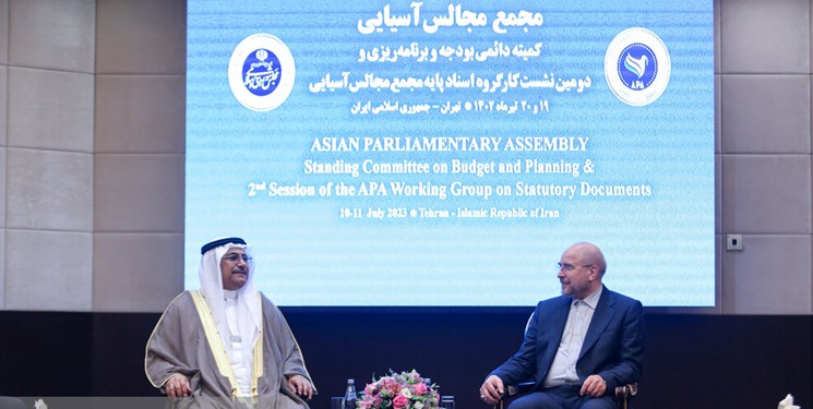 قالیباف با رئیس پارلمان عربی دیدار کرد