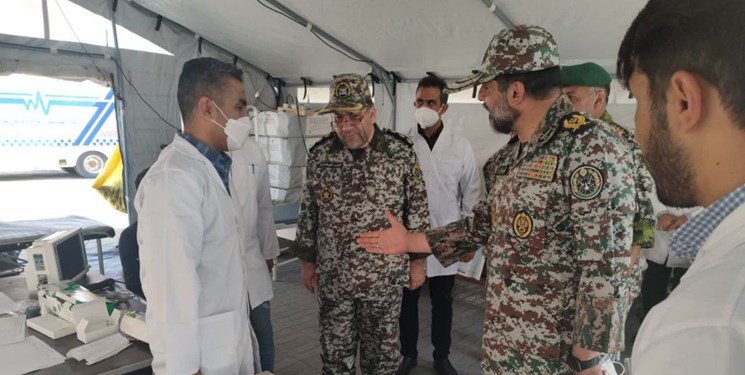 امیر خوش‌قلب: ارتش با آمادگی کامل در حال خدمت‌رسانی به زائران اربعین حسینی است